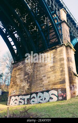 Szenen in Ouseburn Valley, Newcastle upon Tyne Stockfoto