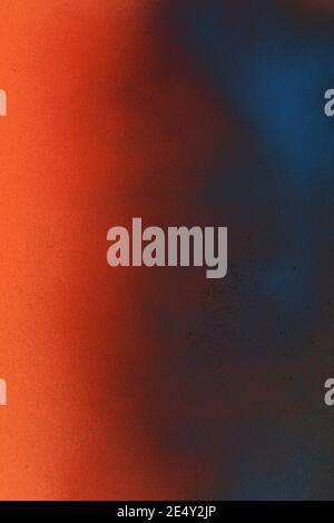 Rote und bleu spary Textur auf weißem Papier Hintergrund Stockfoto