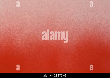 Rote spary Textur auf weißem Papier Hintergrund Stockfoto