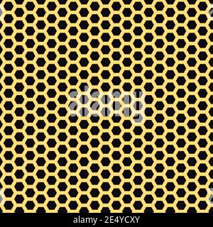 Gelb schwarz geometrische Polygon geformt nahtlose Vektor-Muster für Auto-Farbe, Textil, Mode, Aufkleber, Tapete, Hintergründe Stock Vektor