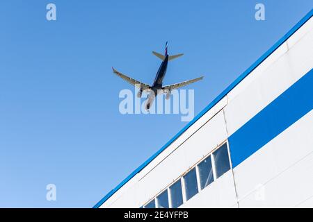 Scheremetjewo, Russland - Mai 09. 2018. AIRBUS A330-300 der Airline Aeroflot in Sky Stockfoto