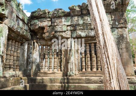 Prasat Thom von Koh Ker Tempelanlage, Preah Vihear Region, Kambodscha, Asien Stockfoto