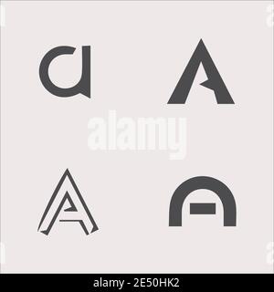 Schreiben SIE EIN Logo für Business-Vektor-Design Stock Vektor