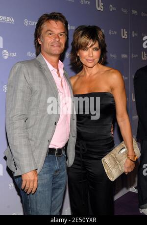 Lisa Rinna und Harry Hamlin nehmen am 17. April 2008 an der US Weekly's Hot Hollywood 2008 in Beso in Los Angeles, CA, USA Teil. Foto von Lionel Hahn/ABACAPRESS.COM Stockfoto