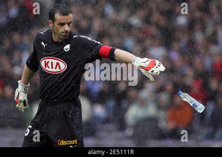 Bordeaux Torwart Ulrich Rame während der Französisch First League Soccer Spiel, Toulouse FC gegen Girondins de Bordeaux im Municipal Stadium in Toulouse, Frankreich am 20. April 2008. Bordeaux gewann 1:0. Foto von Alex/Cameleon/ABACAPRESS.COM Stockfoto