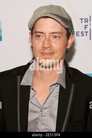 Der Schauspieler Jason London posiert bei der Filmvorführung "Killer Movie" im Rahmen des Tribeca Film Festivals 2008 am 24. April 2008 im AMC 19th Street Theatre in New York City, NY, USA. Foto von Donna ward/ABACAPRESS.COM Stockfoto