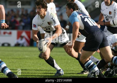 Toulouse Yannick Jauzion während der Französisch Top 14 Rugby Spiel, Stade Toulousain gegen Castres Olympique im Pierre Antoine Stadion in Castres, Frankreich am 7. Mai 2008. Toulouse gewann 16:6. Foto von Alex/Cameleon/ABACAPRESS.COM Stockfoto