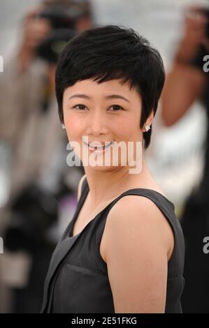 Darsteller Zhao Tao posiert bei einer Fotoschau für den Film '24 City' ('Er Shi Si Cheng Ji') während der 61. Filmfestspiele von Cannes am 17. Mai 2008 in Cannes, Frankreich. Foto von Hahn-Nebinger-Orban/ABACAPRESS.COM Stockfoto