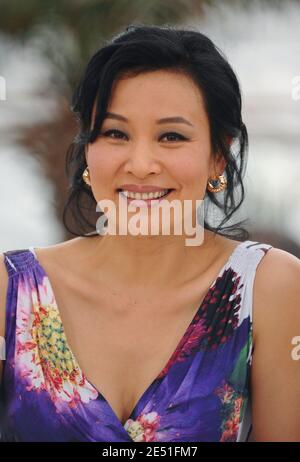 Darstellerin Joan Chen posiert bei einer Fotoschau für den Film '24 City' ('Er Shi Si Cheng Ji') während der 61. Filmfestspiele von Cannes am 17. Mai 2008 in Cannes, Frankreich. Foto von Hahn-Nebinger-Orban/ABACAPRESS.COM Stockfoto