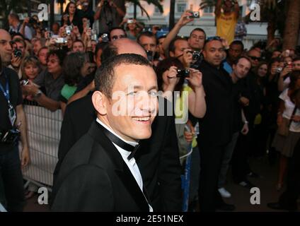 Dany Boon während der Ausstrahlung der Fernsehsendung "Le Grand Journal" auf Canal Plus am Strand von Martinez während der 61. Filmfestspiele von Cannes in Cannes, Frankreich am 21. Mai 2008. Foto von Denis Guignebourg/ABACAPRESS.COM Stockfoto