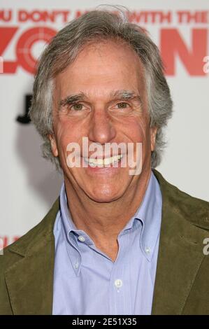 Darsteller Henry Winkler bei der Weltpremiere von "You Don't Mess with the Zohan" am 28. Mai 2008 im Grauman's Chinese Theatre in Hollywood, Los Angeles, CA, USA. Foto von Baxter/ABACAPRESS.COM Stockfoto
