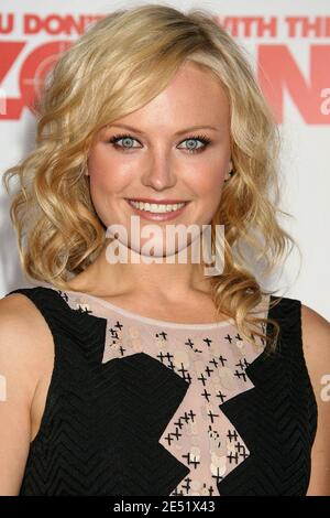 Die Schauspielerin Malin Akerman kommt zur Weltpremiere von "You Don't Mess with the Zohan", die am 28. Mai 2008 im Grauman's Chinese Theatre in Hollywood, Los Angeles, CA, USA, stattfand. Foto von Baxter/ABACAPRESS.COM Stockfoto