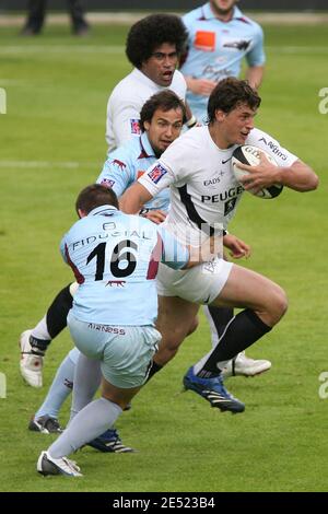 Toulouse Yannick Jauzion während der Französisch Top 14 Rugby Spiel, Toulouse gegen Bourgoin im Ernest Wallon Stadion in Toulouse, Frankreich am 7. Juni 2008. Toulouse gewann 57-17. Foto von Alex/Cameleon/ABACAPRESS.COM Stockfoto