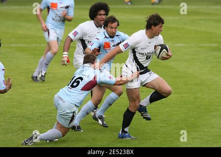 Toulouse Yannick Jauzion während der Französisch Top 14 Rugby Spiel, Toulouse gegen Bourgoin im Ernest Wallon Stadion in Toulouse, Frankreich am 7. Juni 2008. Toulouse gewann 57-17. Foto von Alex/Cameleon/ABACAPRESS.COM Stockfoto