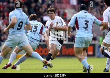 Toulouse Yannick Jauzion während der Französisch Top 14 Rugby Spiel, Toulouse gegen Bourgoin im Ernest Wallon Stadion in Toulouse, Frankreich am 7. Juni 2008. Toulouse gewann 57-17. Foto von Alex/Cameleon/ABACAPRESS.COM Stockfoto