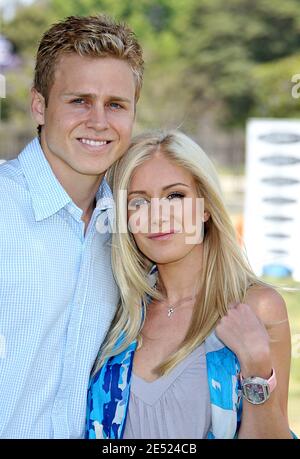 Heidi Montag und Spencer Pratt kommen zum "TIME for Heroes" Celebrity Carnival, um der Elizabeth Glaser Pediatric AIDS Foundation am 8. Juni 2008 im Wadsworth Theatre in Los Angeles, CA, USA, zu nutzen. Foto von Baxter/ABACAPRESS.COM Stockfoto