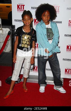 Die Schauspieler Willow Camille Reign Smith und Jaden Christopher Smith nehmen an der Premiere von 'Kit Kittredge: An American Girl' Teil, die am 19. Juni 2008 im Ziegfeld Theatre in New York City, NY, USA, stattfand. Foto von Gregorio Binuya/ABACAPRESS.COM Stockfoto