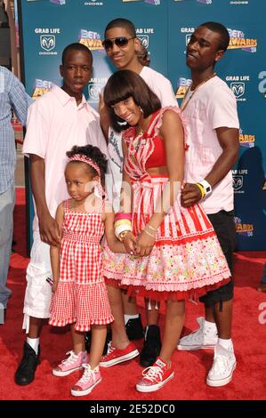 Lil Mama bei der Ankunft für die 2008 BET Awards im Shrine Auditorium in Los Angeles, CA, USA am 24. Juni 2008. Foto von Lionel Hahn/ABACAPRESS.COM Stockfoto