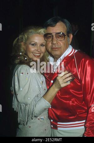 Tom Bosley und seine Frau Patricia Carr 1981 Quelle: Ralph Dominguez/MediaPunch Stockfoto