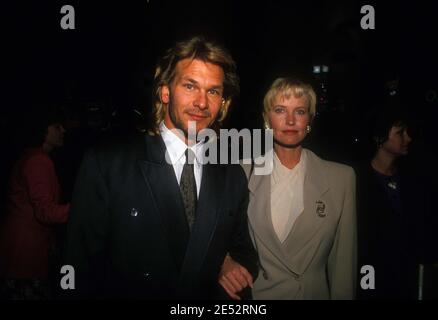 Patrick Swayze und seine Frau Lisa Niemi Quelle: Ralph Dominguez/MediaPunch Stockfoto