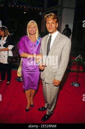 Patrick Swayze und seine Frau Lisa Niemi Quelle: Ralph Dominguez/MediaPunch Stockfoto
