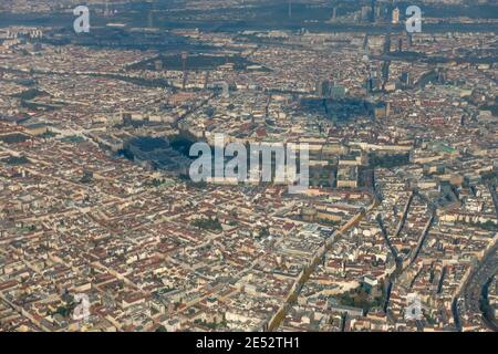 Wien Österreich Stadtbild Luftbild Stockfoto