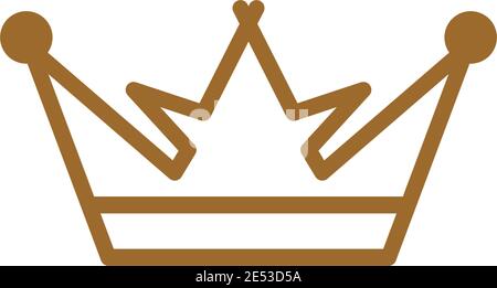 Luxus Krone Symbol Logo Design Inspiration Vektor Vorlage Stock Vektor