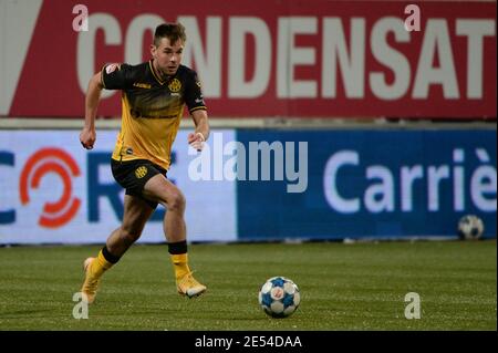 KERKRADE, NIEDERLANDE - JANUAR 24: Thijmen Goppel von Roda JC während des niederländischen Keukenkampioendivision-Spiels zwischen Roda JC und FC Utrecht U23 in Park Stockfoto
