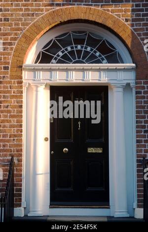 Inländische Tür, georgische District, Liverpool, Merseyside, England Stockfoto