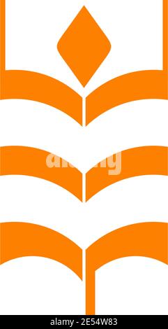 Weizenmehl Landwirtschaft Logo Design Inspiration Vektor Vorlage Stock Vektor
