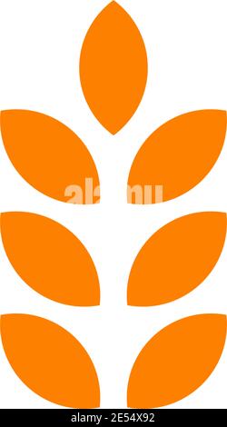 Weizenmehl Landwirtschaft Logo Design Inspiration Vektor Vorlage Stock Vektor