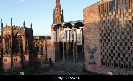 Coventry Cathedral, Coventry, Großbritannien Stockfoto