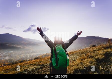 Atemberaubende natürliche Schönheit der Berge, um Inspiration zu gewinnen Stockfoto