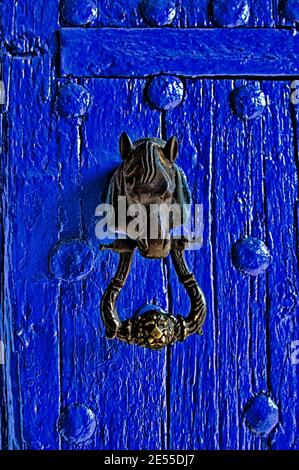 Alte Tür, Puerto Lapice, Spanien Stockfoto