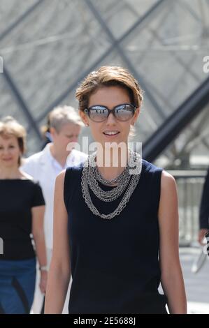 Die syrische First Lady Asma Al Assad nach ihrem Besuch im Louvre in Paris, Frankreich, am 13. Juli 2008. Foto von Ammar Abd Rabbo/ABACAPRESS.COM Stockfoto
