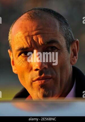 PSG-Trainer Paul Leguen nimmt am 23. Juli an einem Freundschaftsspiel Paris Saint Germains gegen Roulers in Evry Bondoufle, Frankreich, Teil. PSG gewann 4:0. Foto von Nicolas Gouhier/Cameleon/ABACAPRESS.COM Stockfoto