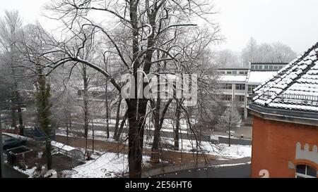 Das Klinikum Görlitz ist ein Krankenhaus der Schwerpunktsversorgung in der Stadt Görlitz in der Oberlausitz. Stockfoto