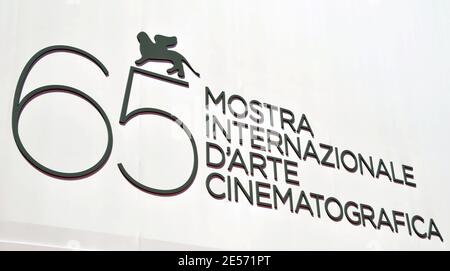 Außenansicht des Cinema Palace in Venedig, Italien am 26. August 2008, im Vorfeld der 65. Eröffnungsfeier des Mostra Venice Film Festival am 27. August. Foto von ABACAPRESS.COM Stockfoto