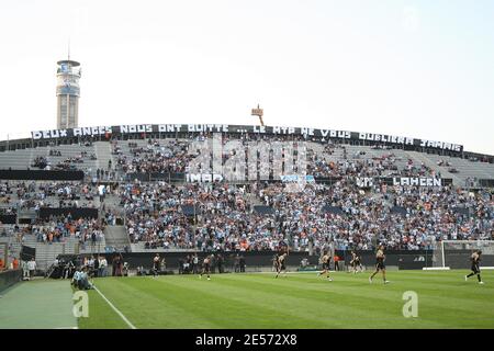 Ambiente während des Champions-League-Qualifying-Spiels Olympique de Marseille gegen SK Brann Bergan im Stade Velodrome in Marseille, Frankreich am 27. August 2008. Marseille gewann 2:1. Foto von Stuart Morton/Cameleon/ABACAPRESS.COM Stockfoto