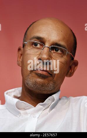 Harlem Desir am 30. August 2008 über die dritte Sommeruniversität der sozialistischen Partei in La Rochelle, Frankreich. Foto von Patrick Bernard/ABACAPRESS.COM Stockfoto