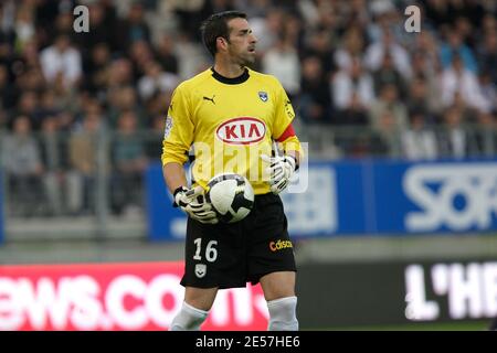 Bordeaux' Goalkeper Ulrich Rame während des Fußballspiels der Ersten Liga, Grenoble Football 38 gegen Girondins de Bordeaux in Grenoble, Frankreich am 20. September 2008. Bordeaux gewann 1:0. Foto von Sylvain Frappat/Cameleon/ABACAPRESS.COM Stockfoto