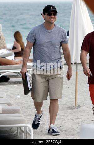 Bad Boy Schauspieler Christian Slater hängt auf Miami Beach während Superbowl Wochenende. Miami, FL 2/3/07. [[rac ral]] Stockfoto