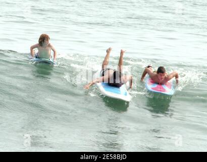 Cody Lohan feiert den Unabhängigkeitstag mit seiner Schwester Lindsay Lohan in Malibu, Kalifornien, 07. [[rac ral]] Stockfoto