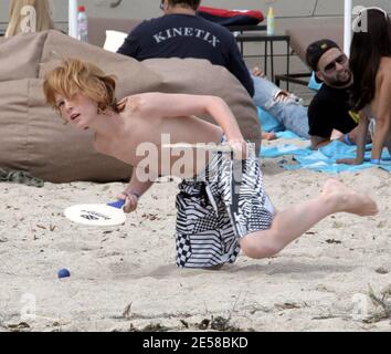 Cody Lohan feiert den Unabhängigkeitstag mit seiner Schwester Lindsay Lohan in Malibu, Kalifornien, 07. [[rac ral]] Stockfoto