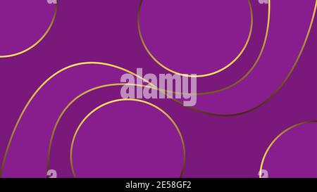 Luxus Purple Paper Cut Hintergrund für Poster, Flyer, Vektor, Cover Design, Buch, CD, Banner und Website Werbung Stock Vektor