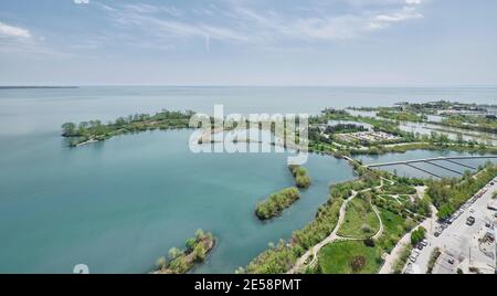 Toronto Waterfront Luxus Wohnanlagen Stockfoto