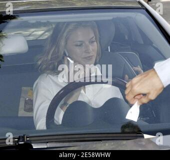 Exklusiv!! Ali Larter, der Niki Sanders in der erfolgreichen tv-Serie "Heroes" spielt, wurde beim Mittagessen im Ivy in Los Angeles, Kalifornien, gesehen. 11/5/07. [[wam]] Stockfoto