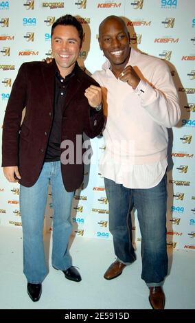 Oscar de la Hoya und Tyrese besuchen 54 unten im Studio 54 von Golden Boy Oscar de la Hoya gehostet. Die Party feiert das 10-jährige Jubiläum des Clubs im MGM Grand. Las Vegas, NV. 12/7/07. [[cas]] Stockfoto