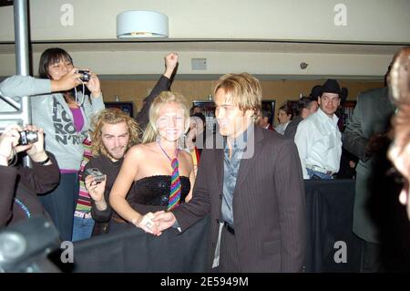 Larry Birkhead kommt am Silvesterabend im Nachtclub LAX an, um die Party von Paris und Nicky Hilton zu feiern. Las Vegas, NV. 12/31/07. [[cas]] Stockfoto