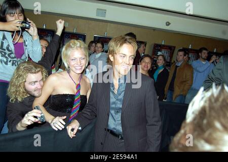 Larry Birkhead kommt am Silvesterabend im Nachtclub LAX an, um die Party von Paris und Nicky Hilton zu feiern. Las Vegas, NV. 12/31/07. [[cas]] Stockfoto